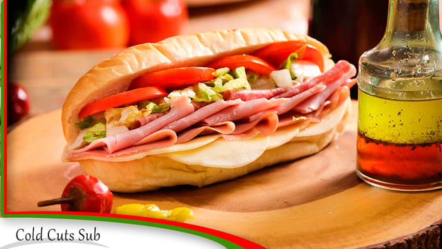 8" Cold Cut Sub.