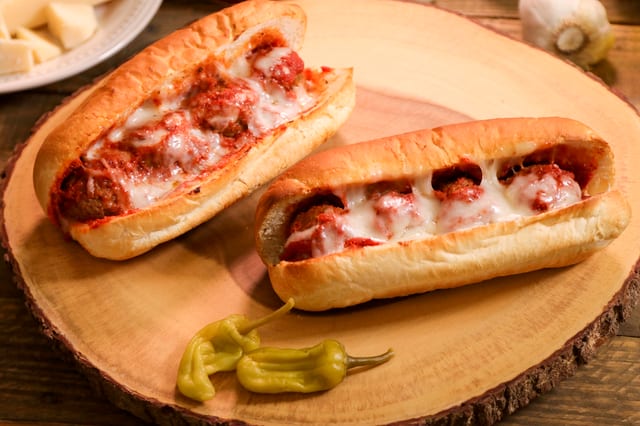 8" Meatball Sub.