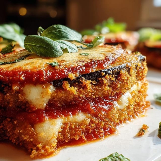 Side Eggplant Parmigiana.