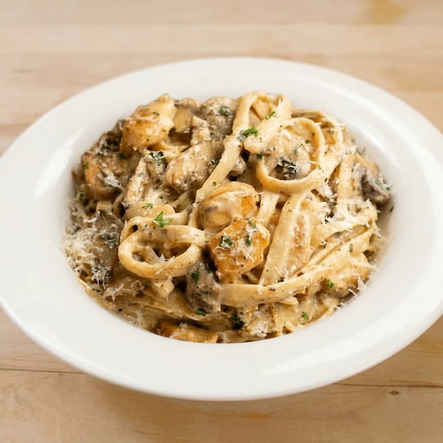 Chicken Marsala Pasta.