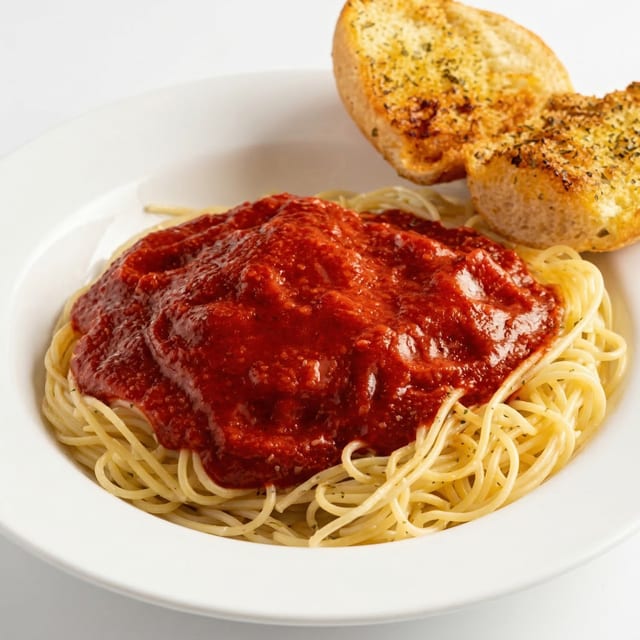 Buckets of Pasta with Marinara.