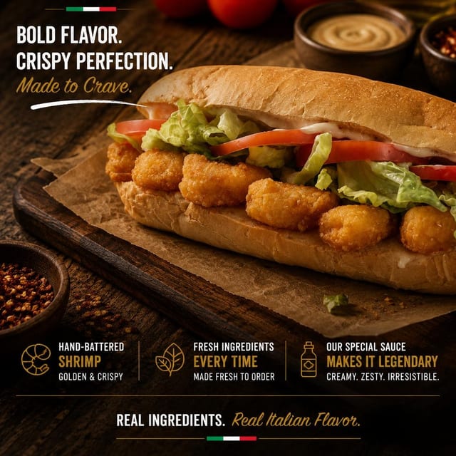 NEW Crispy Shrimp Italiano.
