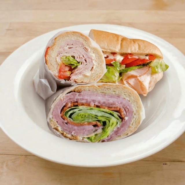 Hot Pastrami Sub.