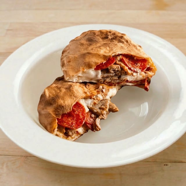 Meat Lover's Calzone.