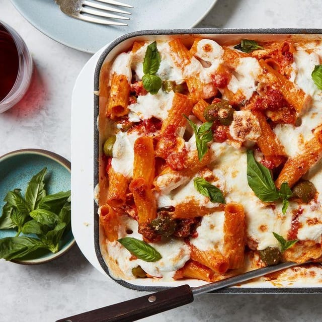 Baked Rigatoni Sorrentino (1/2 Tray or Full Tray).