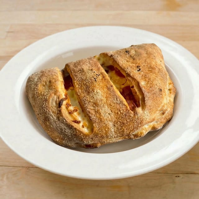 BBQ Chicken Calzone.