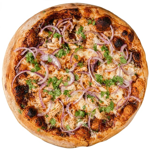 BBQ Chicken Pizza.