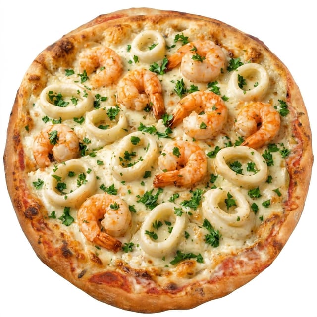 Seafood Pizza.