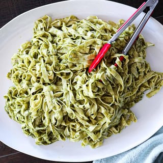 Fettuccine Pesto (1/2 Tray or Full Tray)