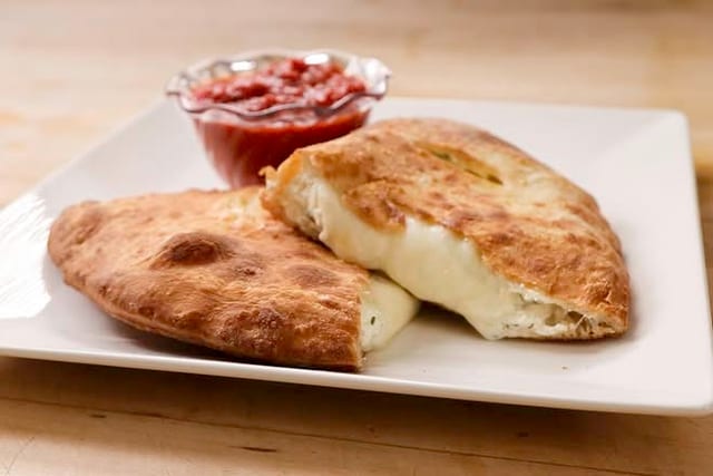 Ricotta & Mozzarella Calzone.